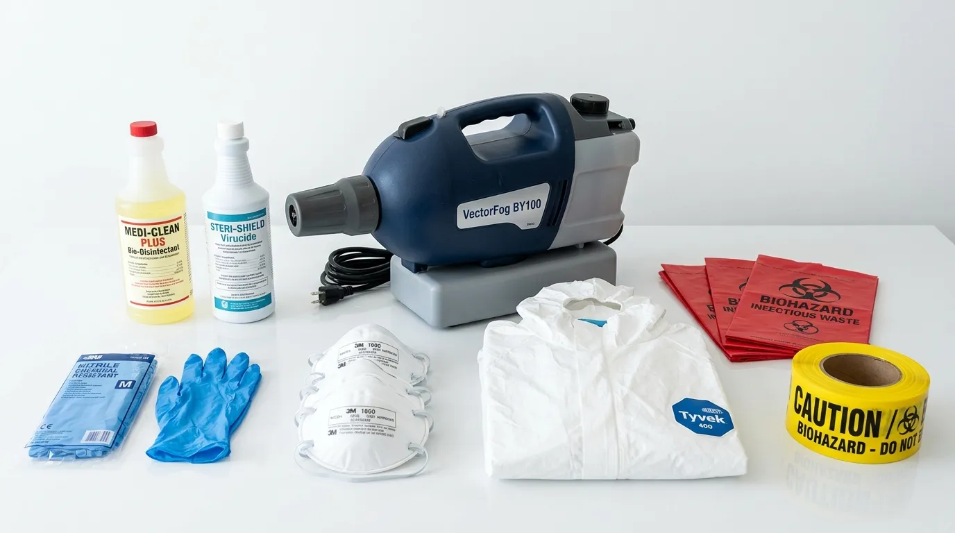 Professional biohazard remediation crew working in Irondale